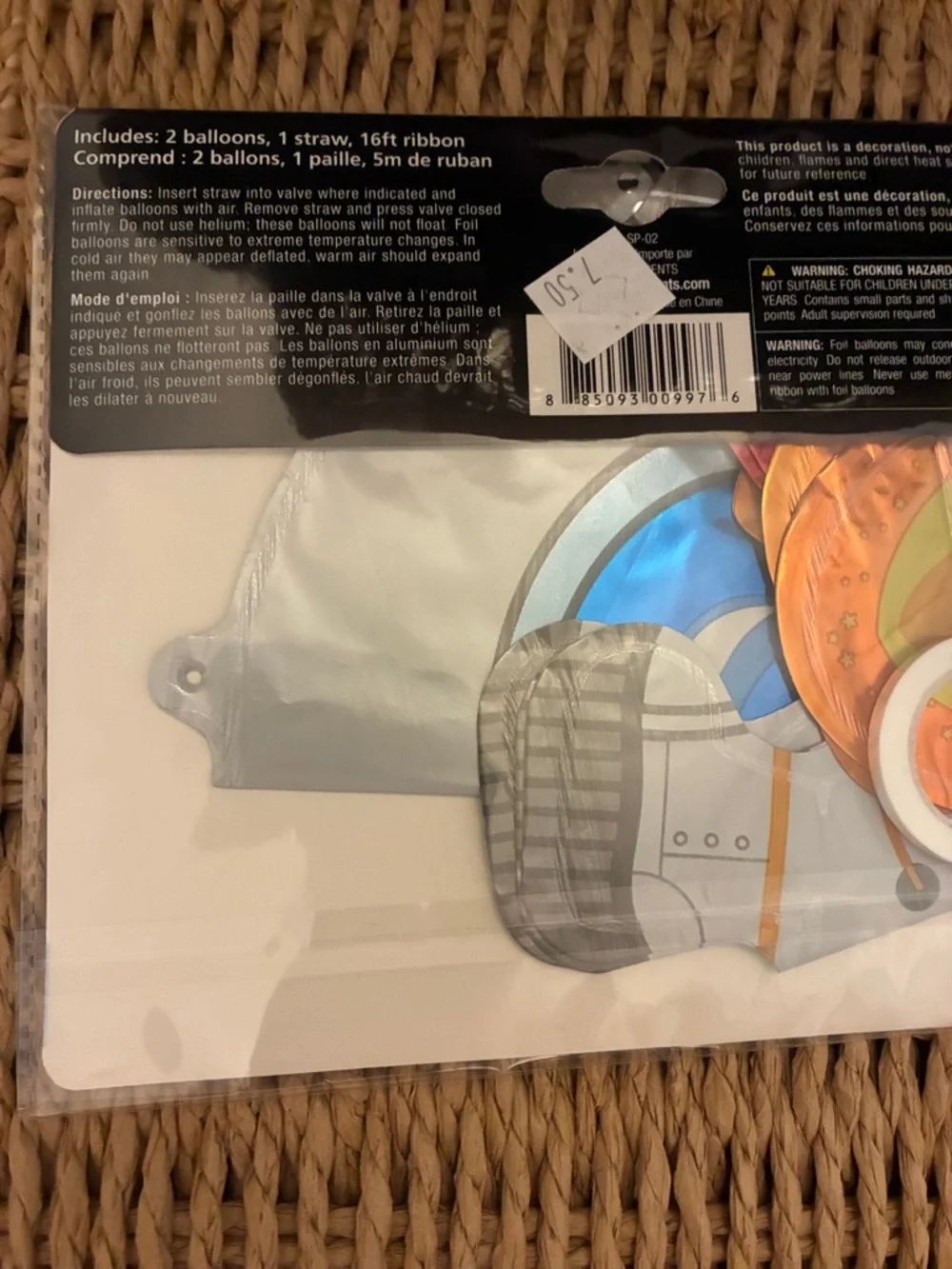 Space Rocket and Astronaut Balloon Garland